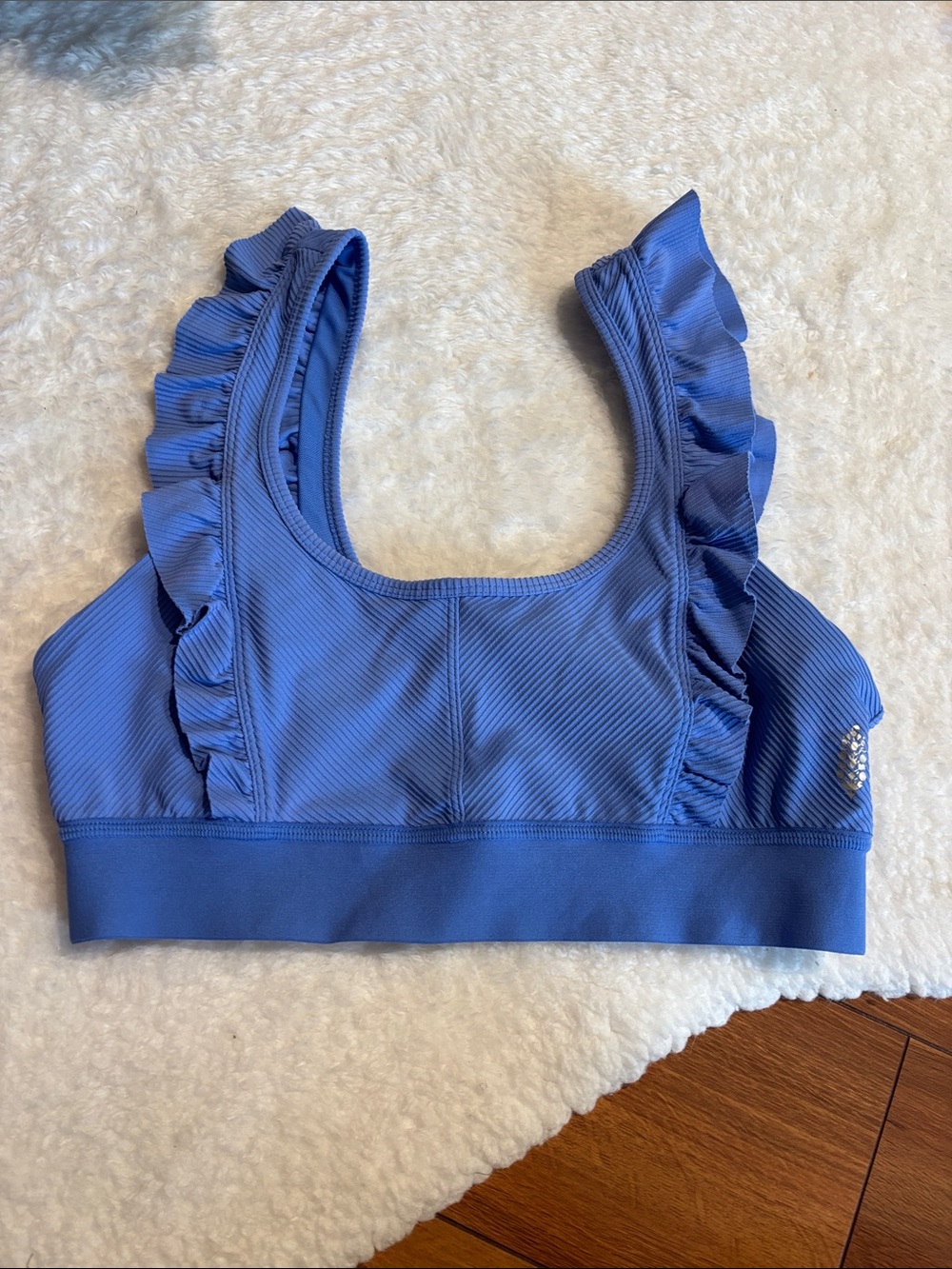 FP Movement by Free People Ruffle Me Up Bra Large
